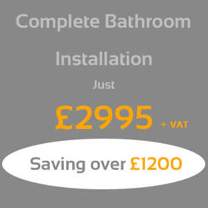 Complete bathroom installation package offer