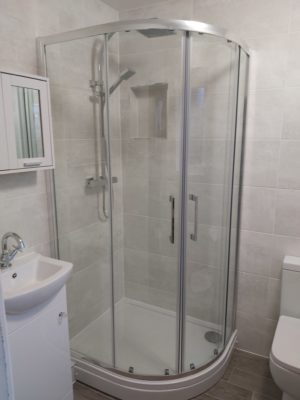 Shower Room completed in Hinckley as part of Age UK