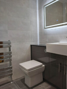 Bathroom installation at Broughton Astley